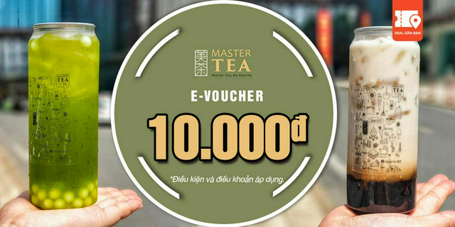 E-voucher master tea hà nội trị giá 10.000đ