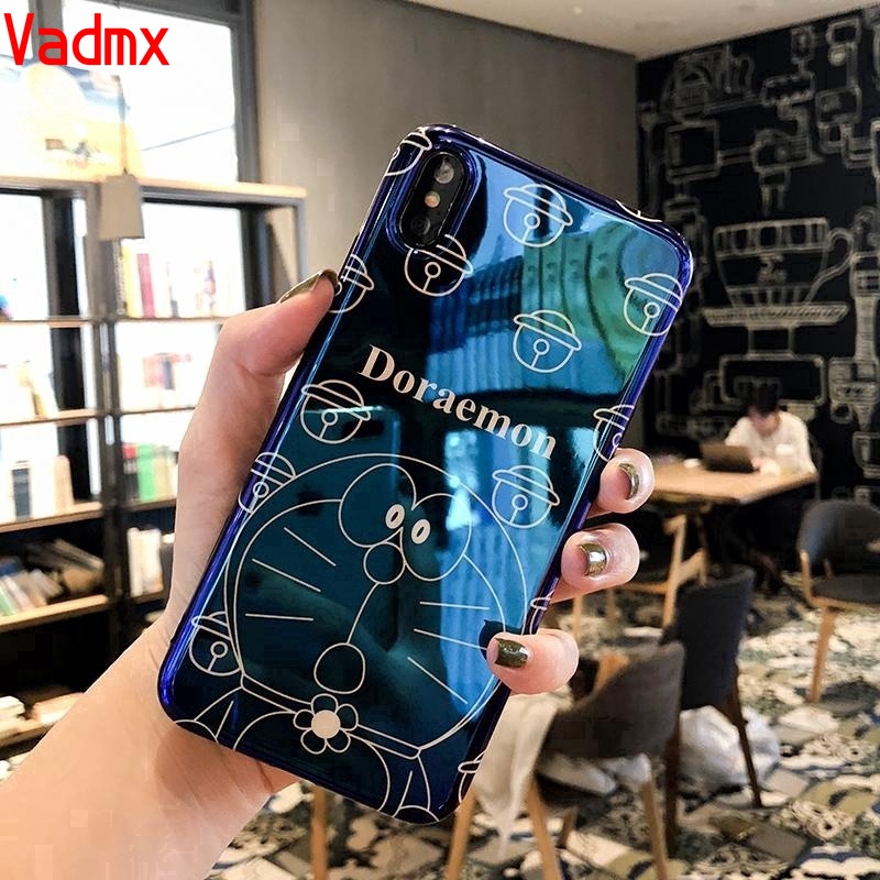 Ốp điện thoại silicone dẻo họa tiết Doraemon cho Samsung Galaxy Note 20 Ultra S20 S10 S9 S8 Plus Ultra Note 10 Plus 9 8