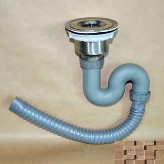 Bộ thoát nước dành cho bồn rửa chén inox 1 hộc