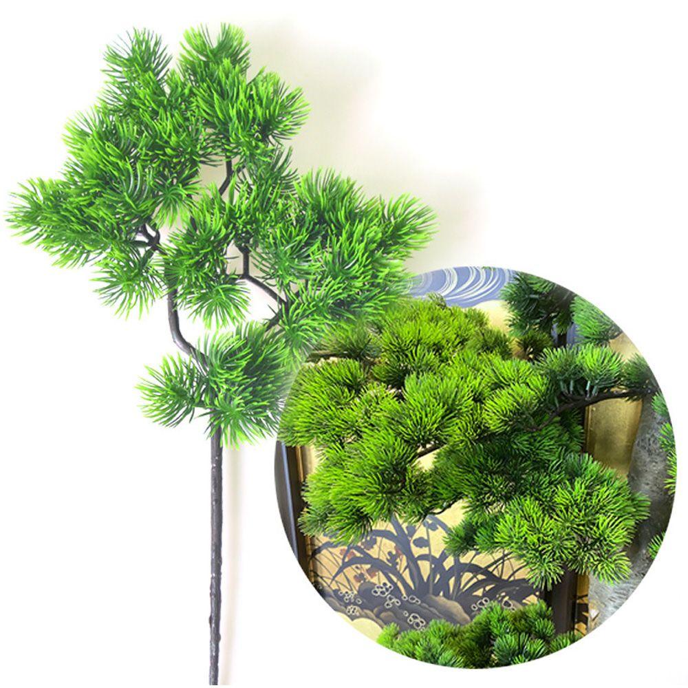 Chậu Cây Bonsai Giả Màu Xanh Lá Cây Mẫu Mới Dành Cho Trang Trí