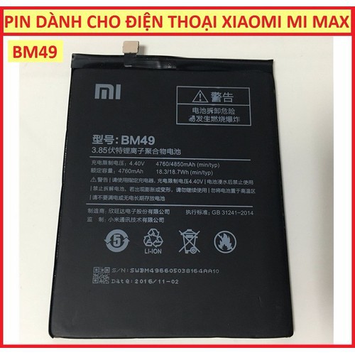 Pin Xiaomi Mimax BM49 - Linh kiện