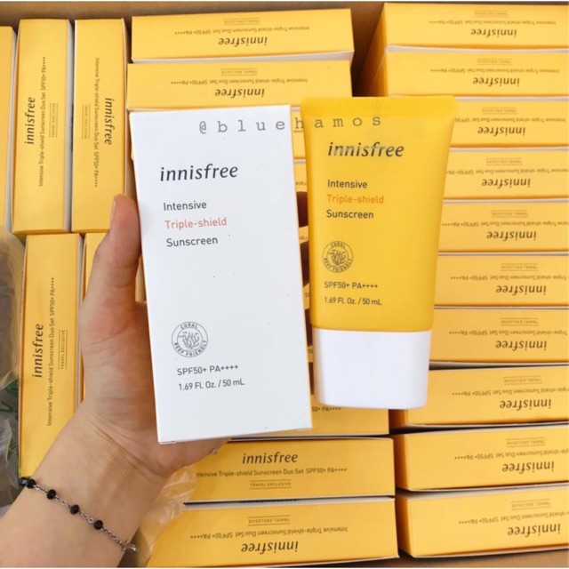 Kem chống nắng Innisfree Triple shield suncreen/ Tone up nosebum sunscreen