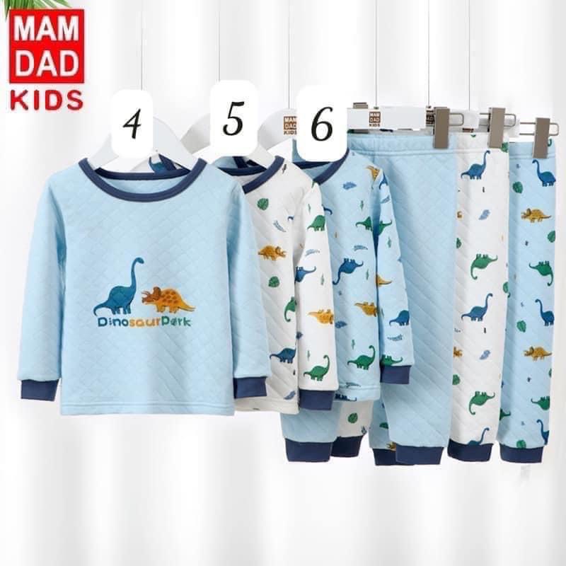 Bộ trần bông Mamdad kids siêu mềm