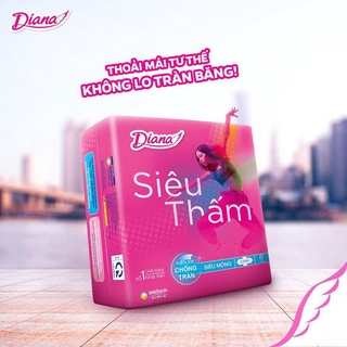 1 gói Băng vệ sinh Diana 8 miếng có cánh+không cánh