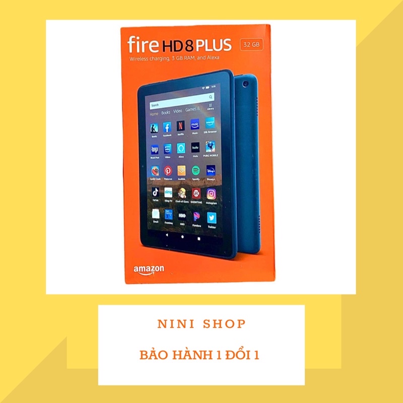 MÁY TÍNH BẢNG FIRE HD 8 PLUS MỚI NHẤT ( ĐỂ TẠM PHÂN LOẠI HD 8 ) TẶNG CƯỜNG LỰC XỊN XÒ