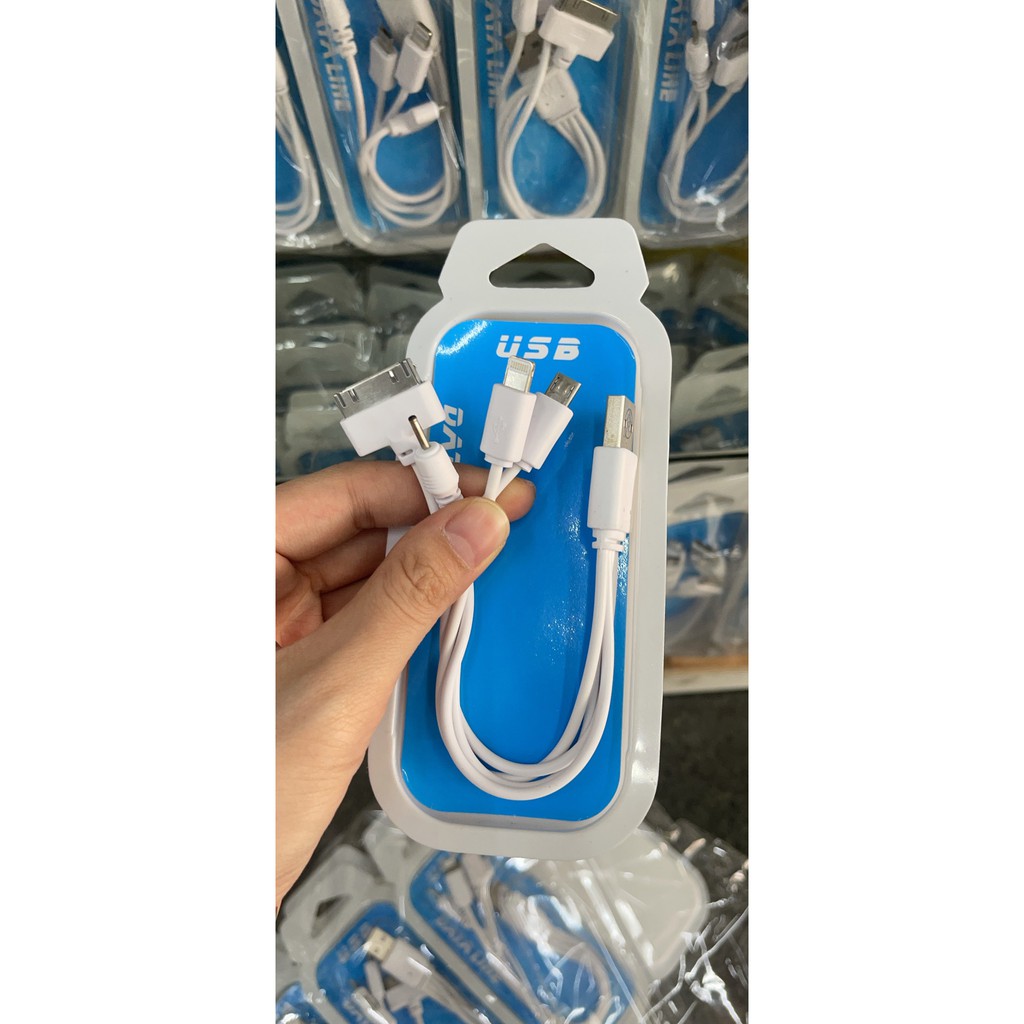 Cáp sạc đa năng 4 đầu tiện dụng