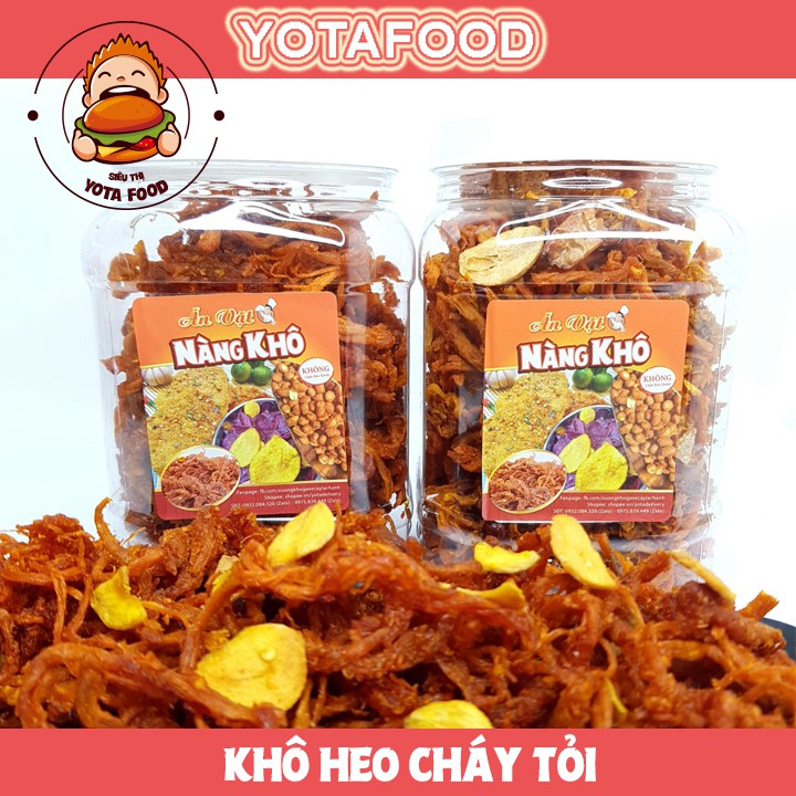 Khô heo cháy tỏi loại 1 ( Thơm ngon - đậm vị ) - 500gr | Yotafood