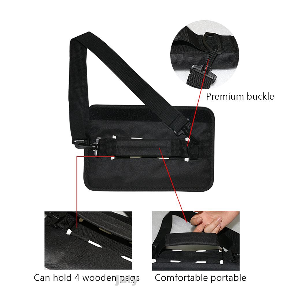 Nylon Accessories Portable Adjustable Strap Magic Sticker Course Training Golf Club Carrier Bag