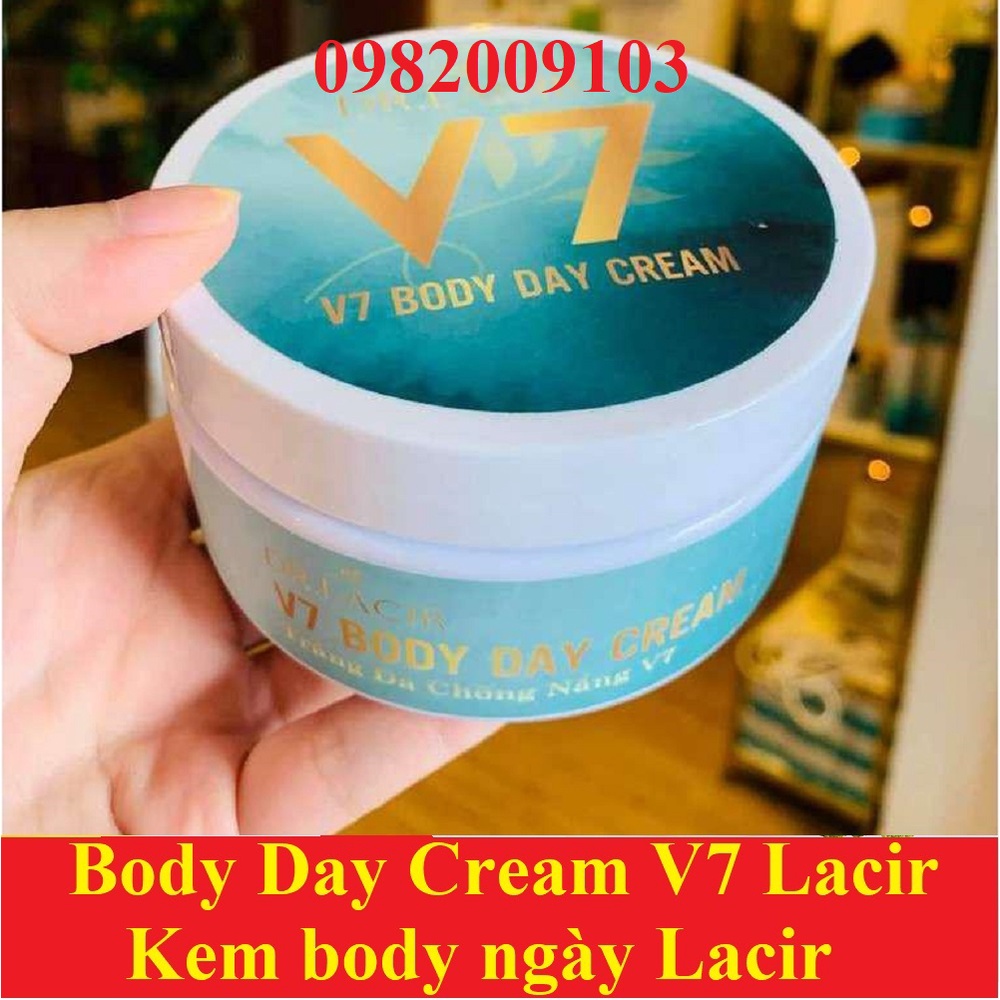 Kem Dưỡng Da Body Ban Ngày V7 DrLacir,V 7 DR LACIR SIÊU VI CHẤT,Cấp ẩm chăm sóc dưỡng trắng da,giúp da mềm mịn