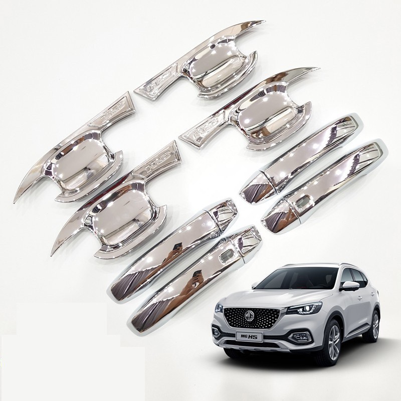 Ốp Tay, Hõm Cửa Xe MG ZS 2023-2021 Mẫu Nhựa ABS Mạ Crom Sáng Bóng