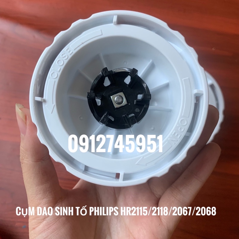 Phụ kiện_Cối sinh tố máy xay philip Hr2115/2118/2068/2061