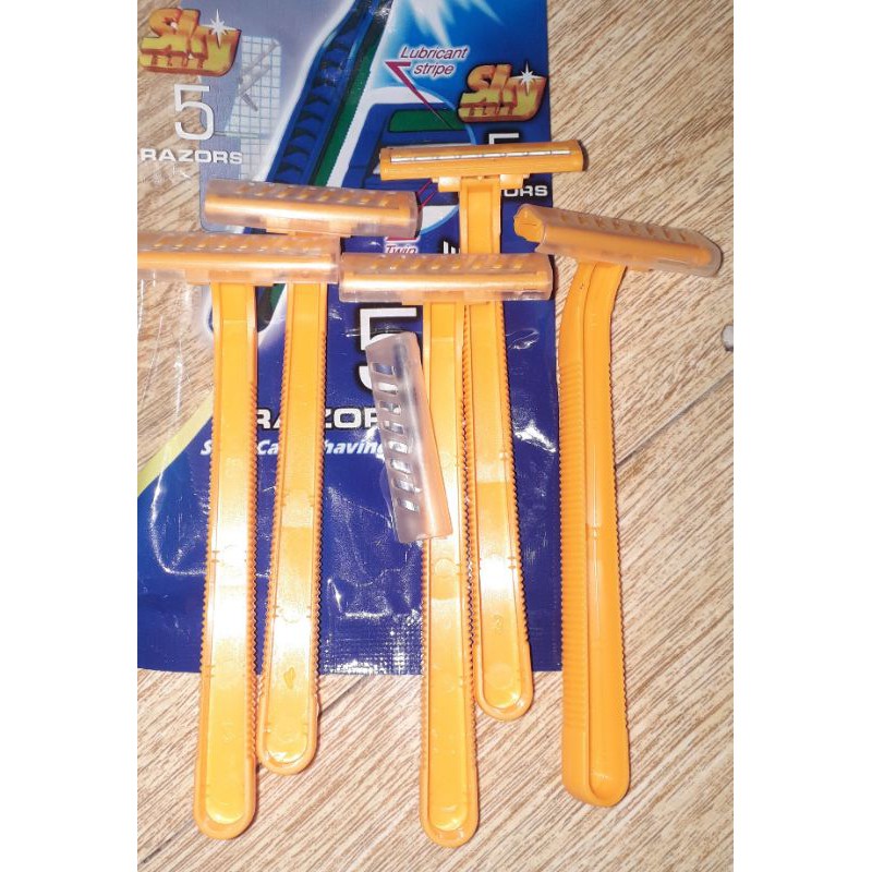 Sét 5 cây cạo râu lưỡi kép bằng nhựa