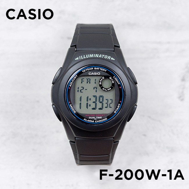 Đồng hồ nam dây nhựa Casio Standard chính hãng Anh Khuê F-200W-1ADF | BigBuy360 - bigbuy360.vn