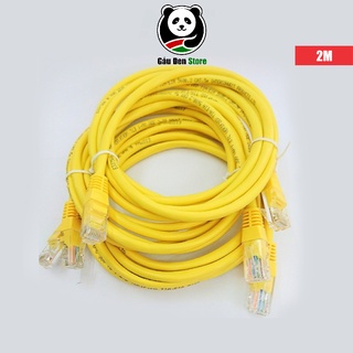 Dây Mạng Lan CAT5E dài 2M Đúc Sẵn 2 Đầu Hạt Mạng