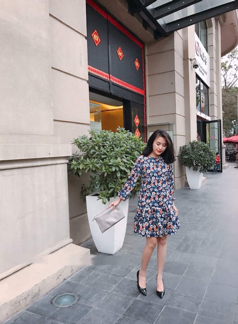 Đầm Suông Hoa Đuôi Cá