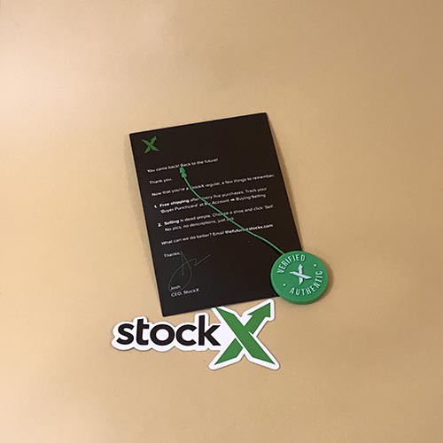 Stock X Phụ kiện cho giày trọn bộ full 3 món Tag, Mác và giấy scan