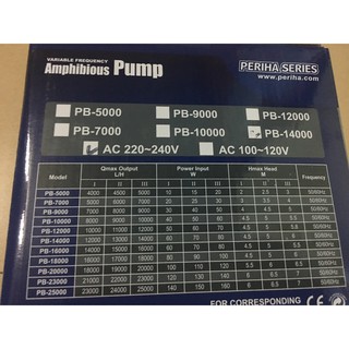Máy Bơm Nước Periha Pb 5000 - 14000