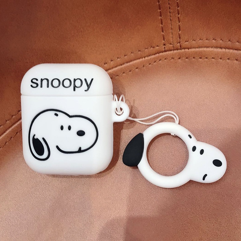 Vỏ Bảo Vệ Hộp Sạc Tai Nghe Bluetooth Không Dây AirPods 1 2 Inpods 12 I12 Họa Tiết Hoạt Hình Dễ Thương