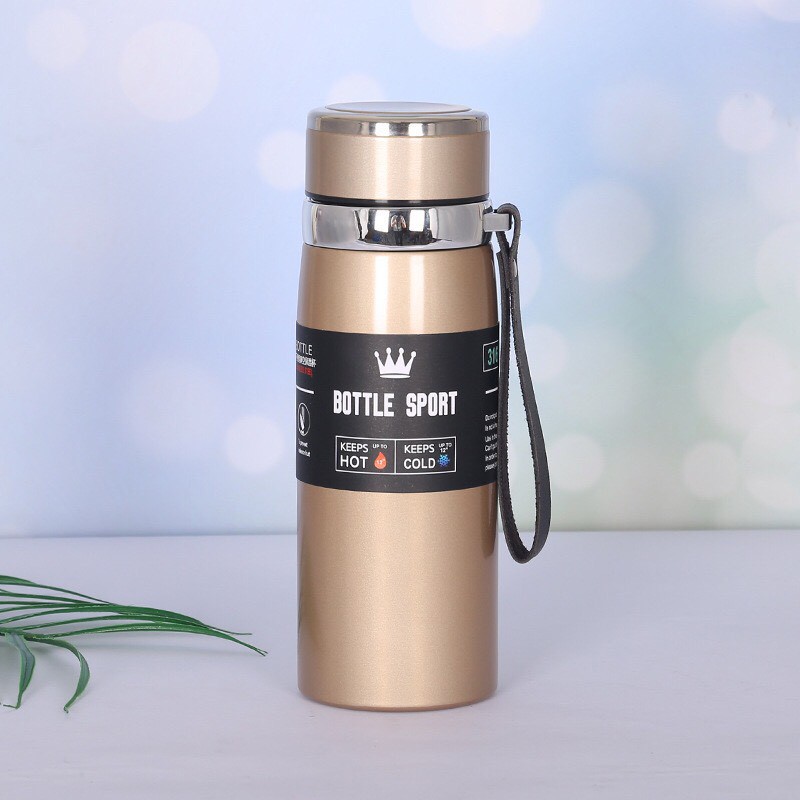 Bình Giữ Nhiệt Inox BOTTLE SPORT Dung Tích 800ml Có Nắp Lọc Trà Lõi Thép Chống Gỉ Cao Cấp