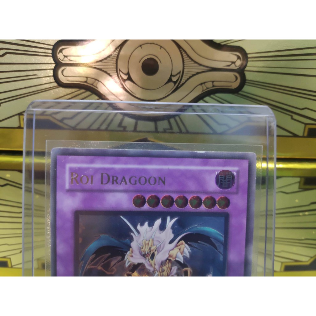 [ Dưa Hấu Yugioh ] Tiếng Pháp - Lá bài thẻ bài King Dragun - Ultimate Rare 1st Edition - Tặng bọc bài nhựa bảo quản