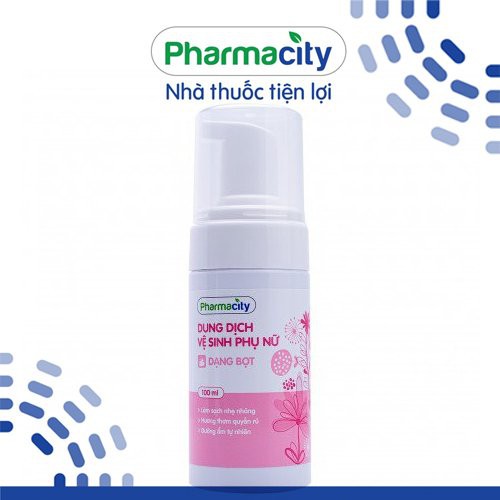 Dung Dịch Vệ Sinh Phụ Nữ Dạng Bọt Pharmacity 100ml