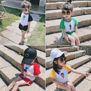35B thể thao DAS hình thêu cho bé gái