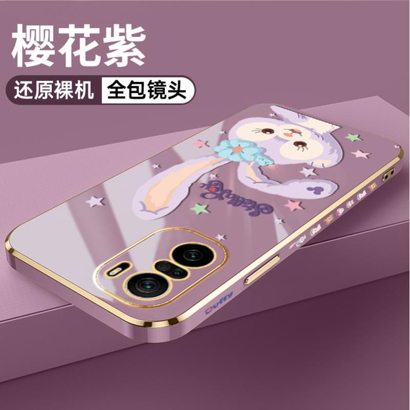 Ốp điện thoại QIANZI mềm mạ điện họa tiết hoạt hình cho Xiaomi Redmi 9C Note11 Pro 10 Xiaomi 11T 12