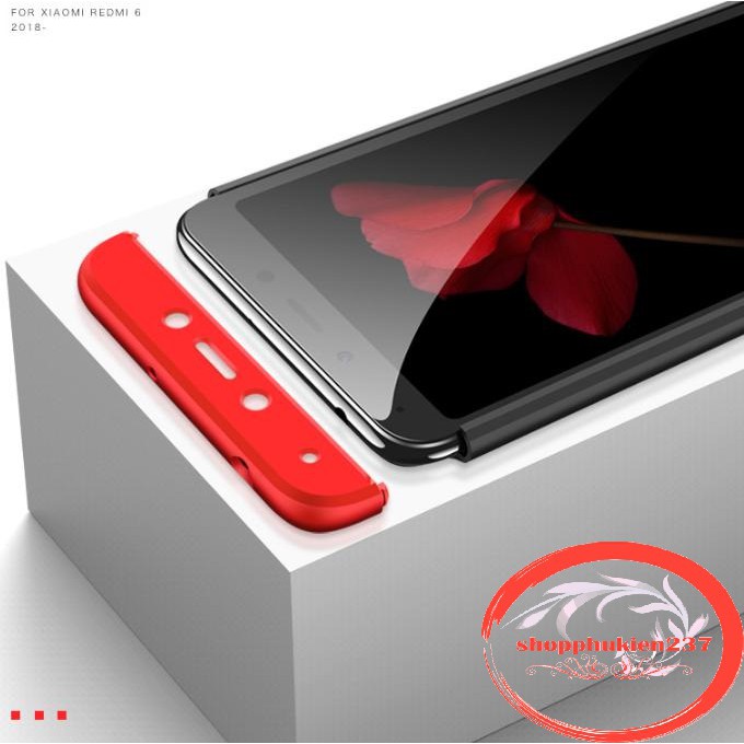 [Freeship toàn quốc từ 50k] ỐP LƯNG XIAOMI REDMI 6 ỐP BẢO VỆ 360 ĐỘ CHÍNH HÃNG GGK