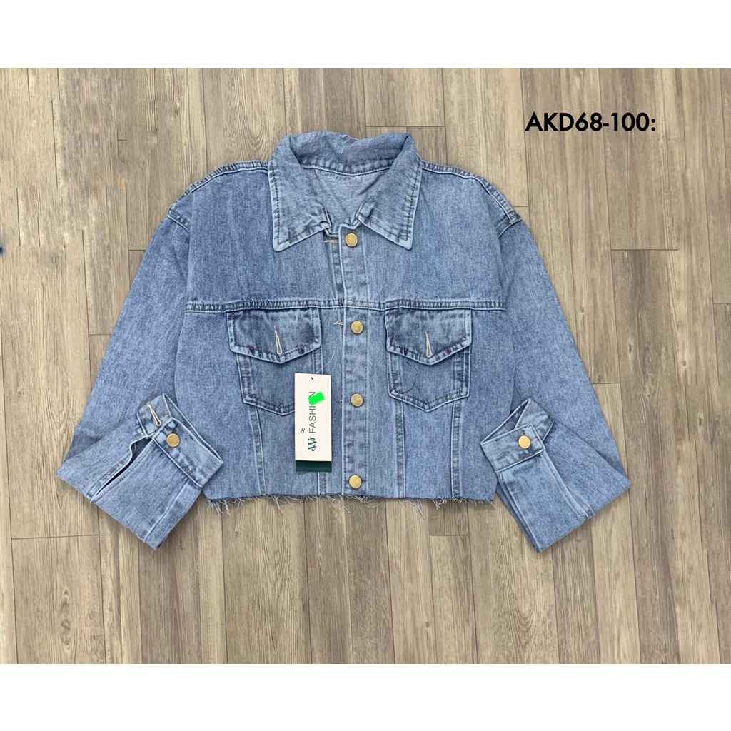 Áo khoác jeans lửng bigsize