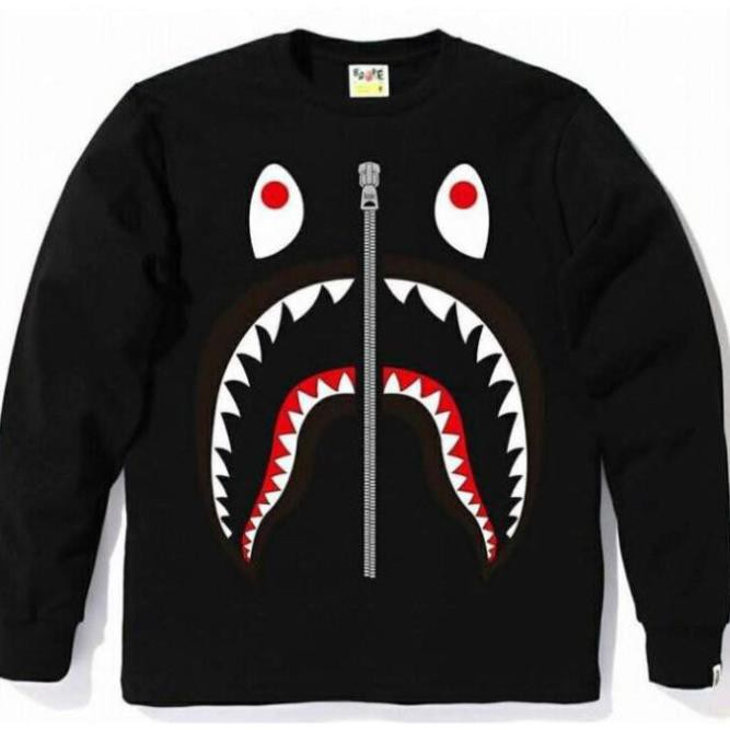 SALE- "RẺ VÔ ĐỊCH" có bigsize đến hơn 100kg vải nỉ bông dày mịn ÁO SWEATER TEE BAPE 11 CAO CẤP - LIMITED