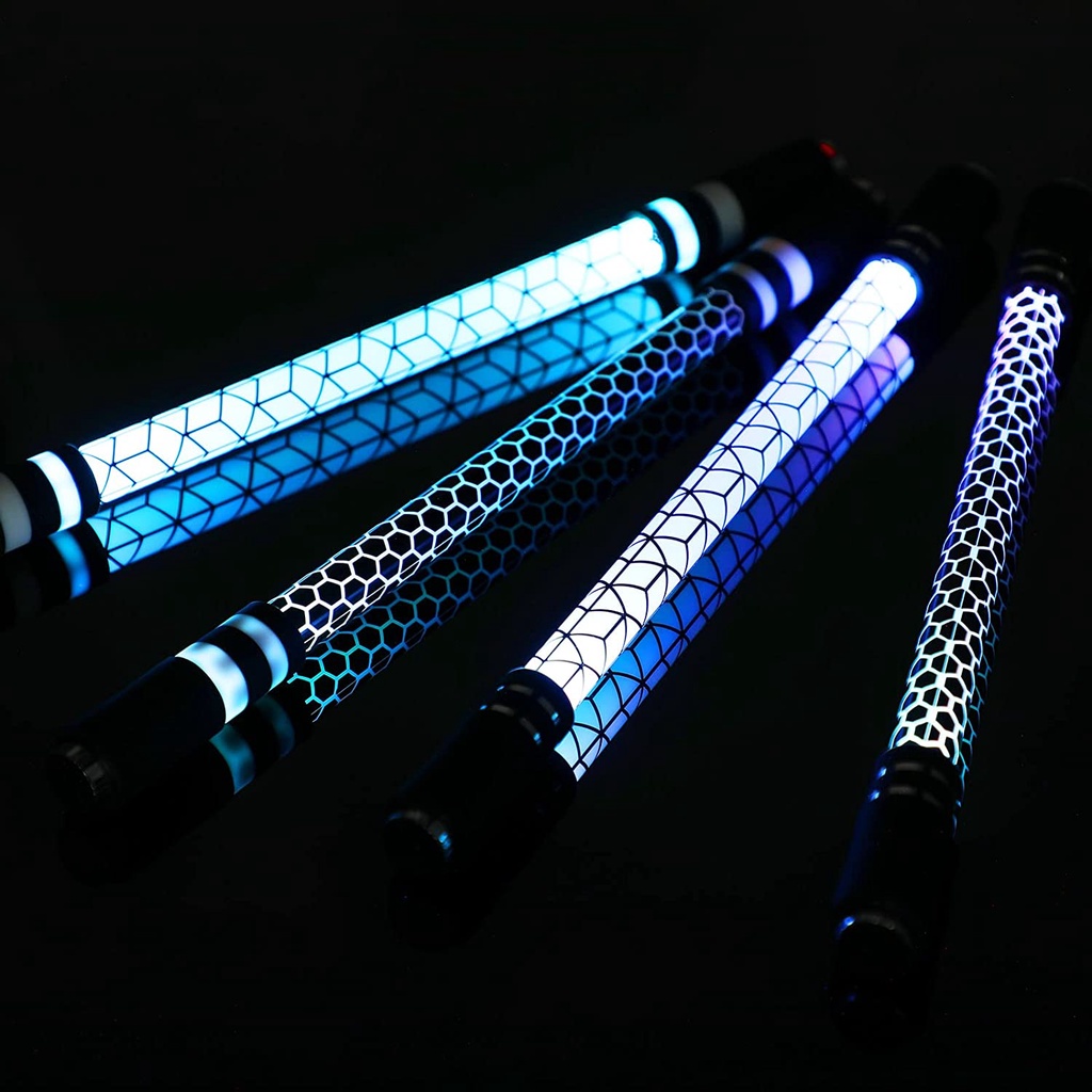 Bút Xoay Tròn 7 Màu Có Đèn LED Chống Trượt