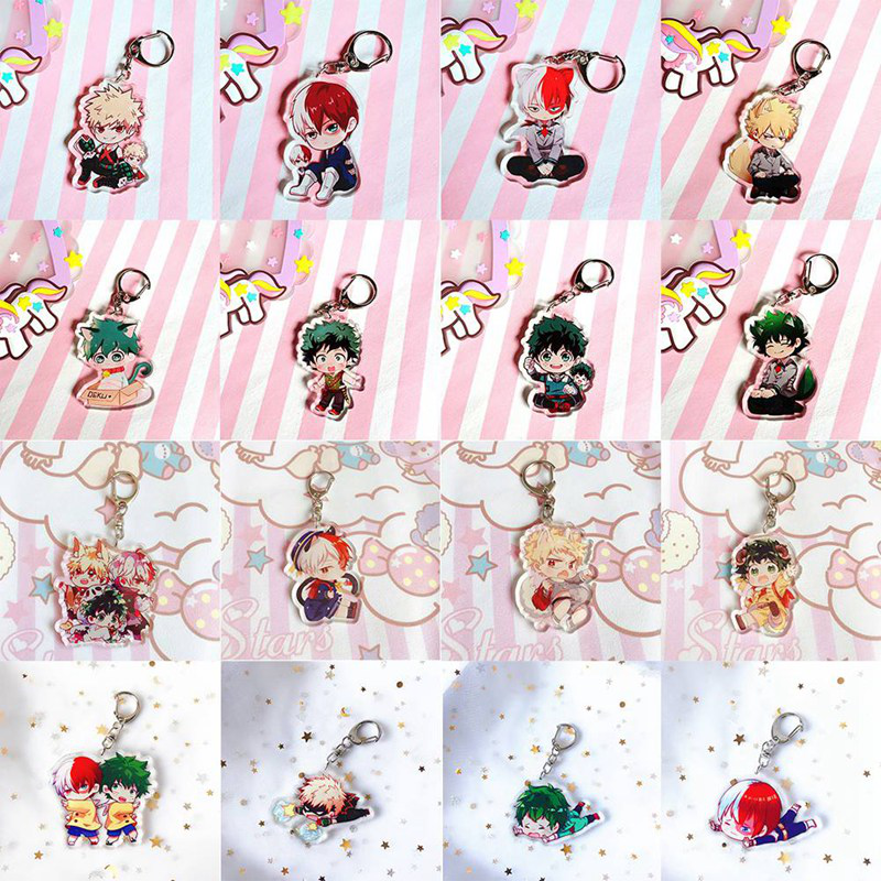 Tmdbyx Móc Khóa Acrylic Trong Suốt Hình Nhân Vật Phim Học Viện Siêu Anh Hùng