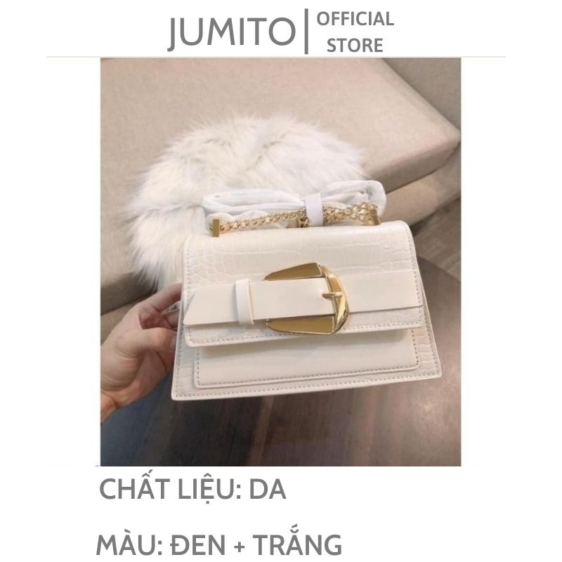 Túi xách nữ ped.ro đeo chéo đeo vai khuy lệch vân sấu đẹp hàng xuất xịn JUMITO SA1244