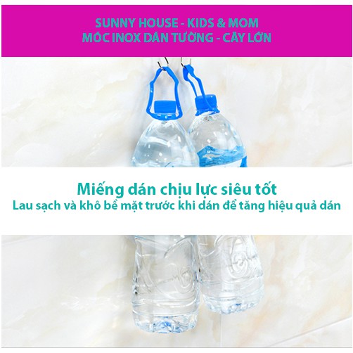 Miếng dán dự phòng thay thế dùng cho kệ dép, kệ gia vị, móc dá hữun