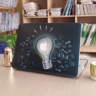 Ốp lưng bảo vệ cho Macbook hình Bóng đèn