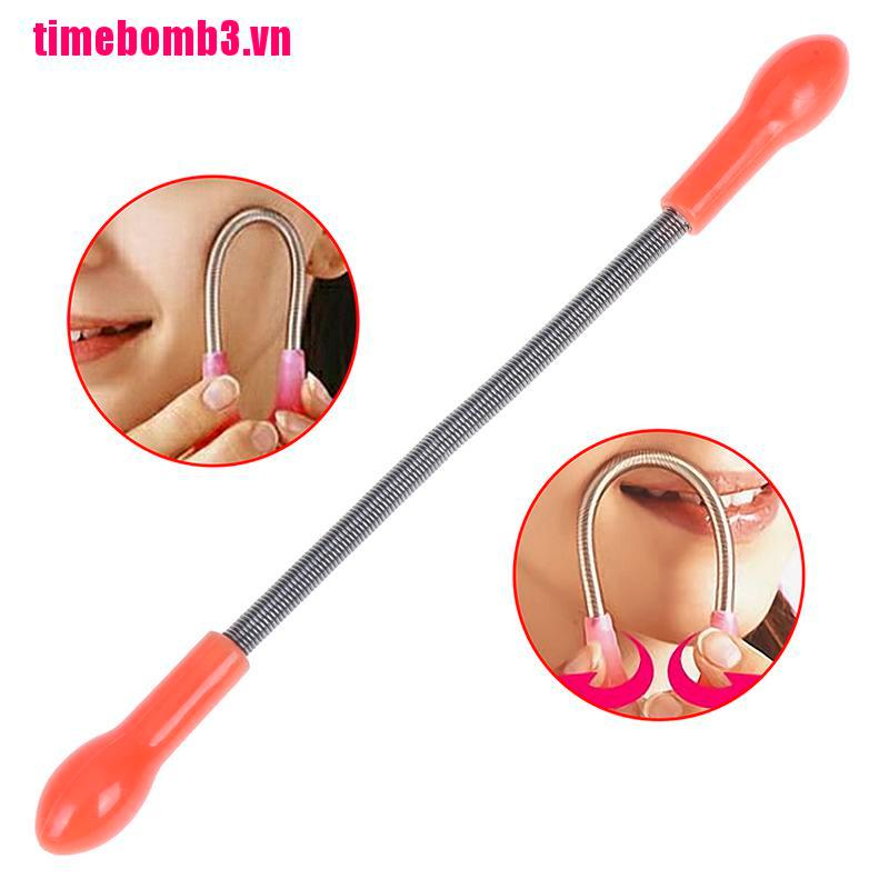 (Hàng Mới Về) Dụng Cụ Tẩy Lông Mặt Dạng Lò Xo Tiện Dụng