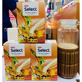 Trà sữa 3 in 1 Co.op Select hộp giấy 160g