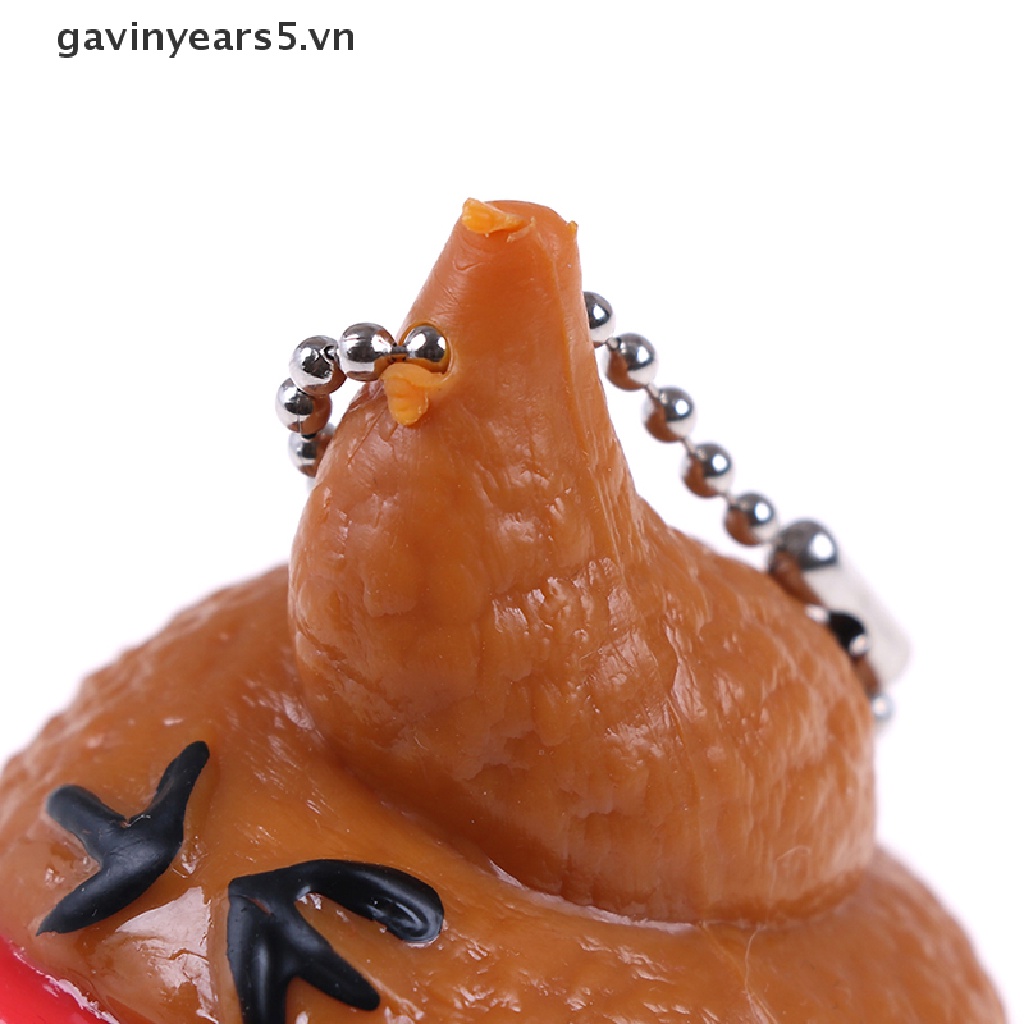 [gavin] Móc Khóa Hình Emoji Bóp Tay Vui Nhộn Giảm Căng Thẳng