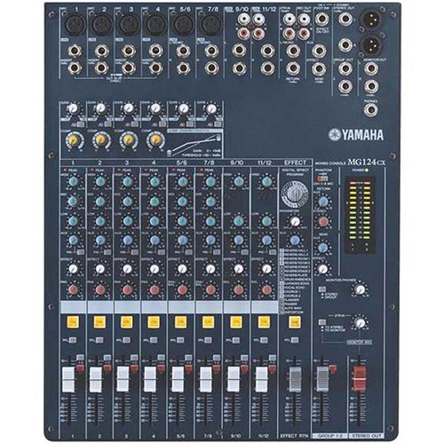 Bàn trộn âm thanh hát karaoke hoặc thu âm Mixer Yamaha MG-124CX