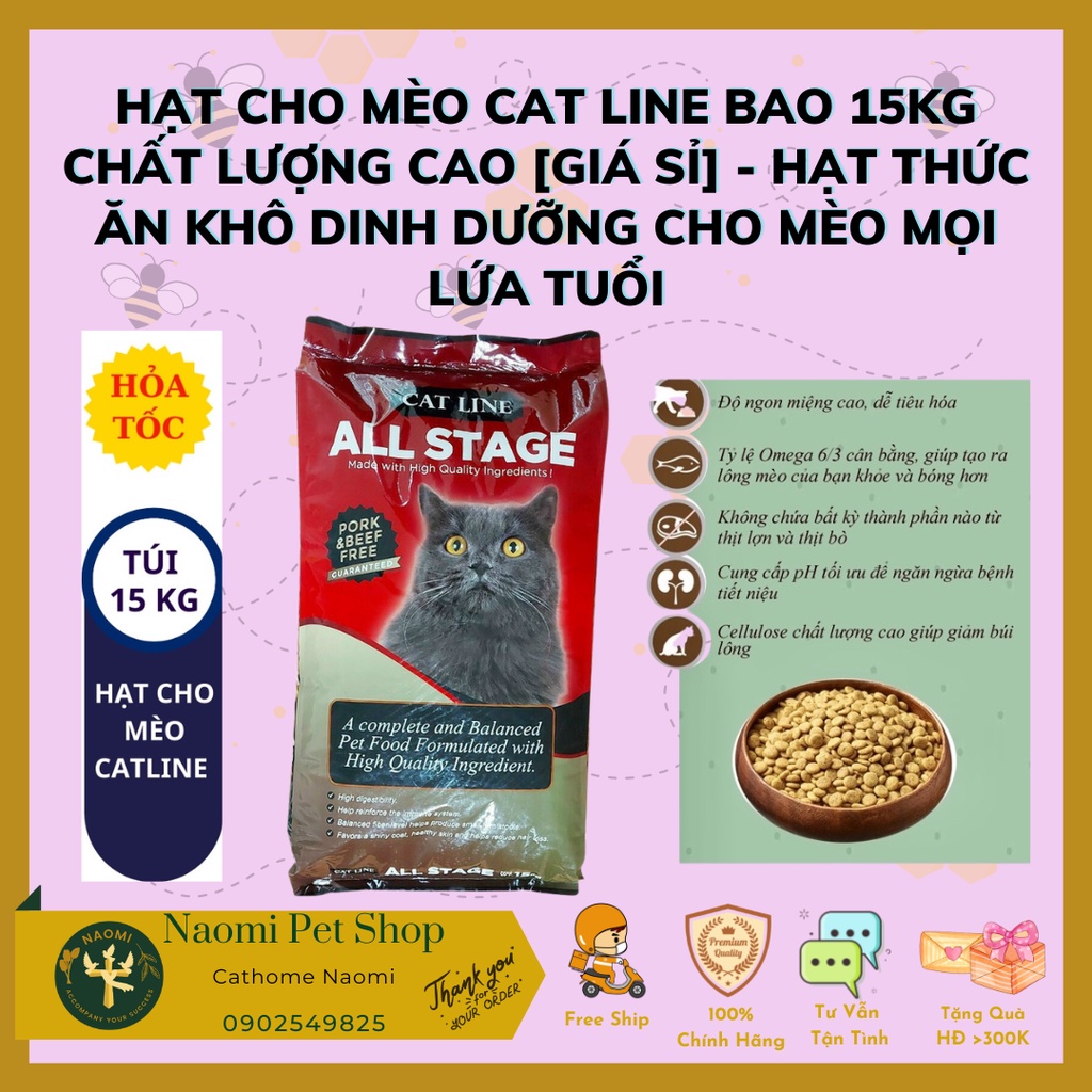 - hạt thức ăn khô dinh dưỡng cho mèo mọi lứa tuổi