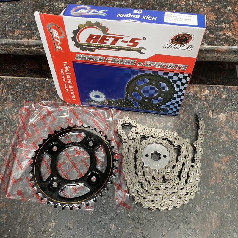 Bộ Nhông Xích - Nsd Sên Dĩa Xe Wave 110, Wave Rsx 50cc Nhỏ Thái 100 Alpha RS S100 Blade s110 Đĩa Did