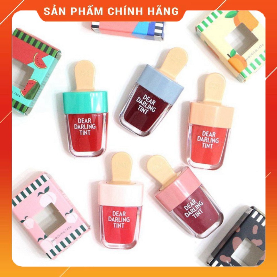 Son tint lâu phai nhẹ môi với thiết kế hình que kem dễ thương cho
