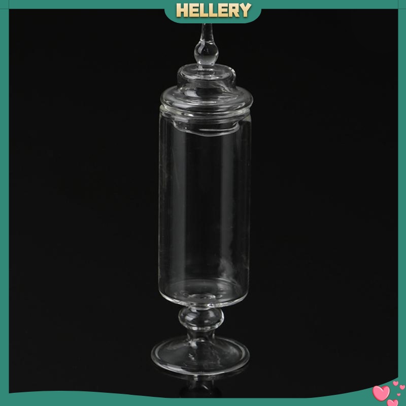 Lọ thủy tinh đựng kẹo tỉ lệ 1/12 cho nhà búp bê