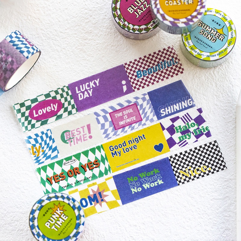 1 Cuộn Băng Keo Dán Mặt Nạ Kiểu Rock Punk Mohamm Cá Tính