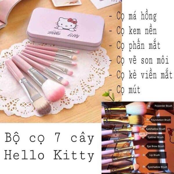 Bộ cọ 7 cây Hello Kitty