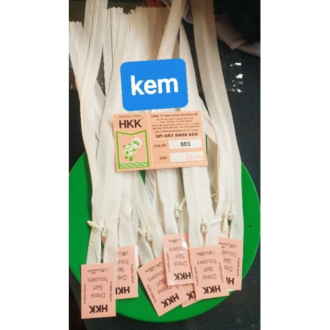 2 sợi dây kéo giọt nước 25cm HKK