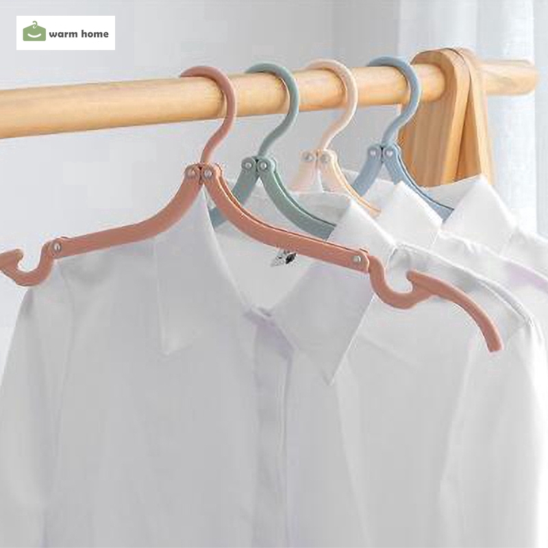 Móc nhựa treo quần áo dạng gập nhỏ gọn tiện dụng