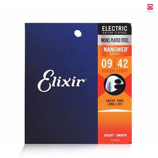 Dây Đàn Guitar Elixir Màu Sáng Lâu Trôi