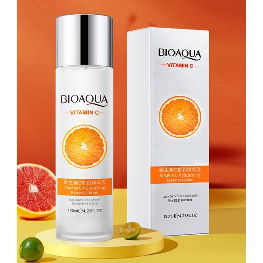 Tinh Chất Lotion Vitamin C Bioaqua giúp dưỡng ẩm, cấp nước cho da, se khít lỗ chân lông