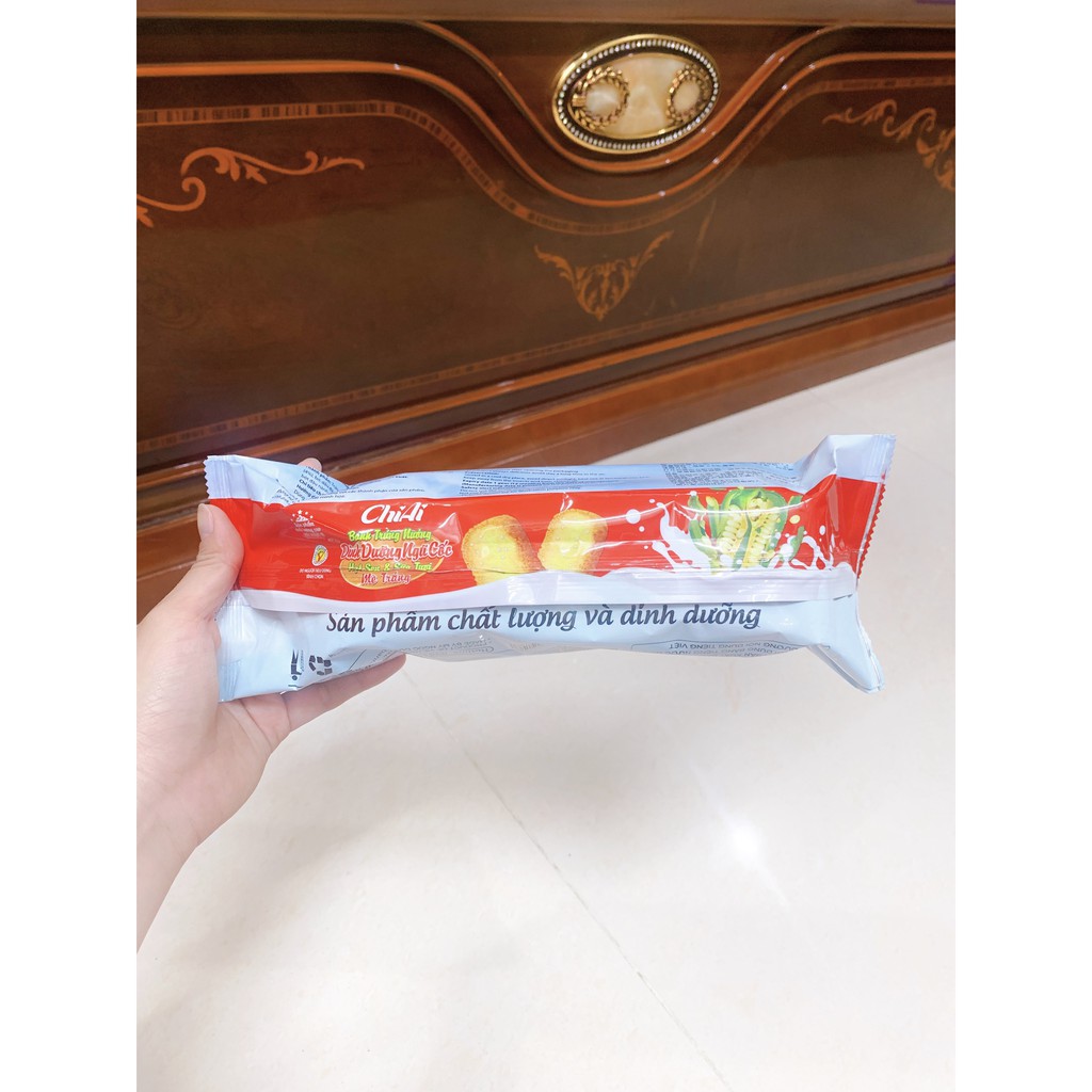 ChiAi _ 80g Bánh trứng nướng MÈ TRẮNG sữa tươi - Cereal baked egg cake with White sesame 80g